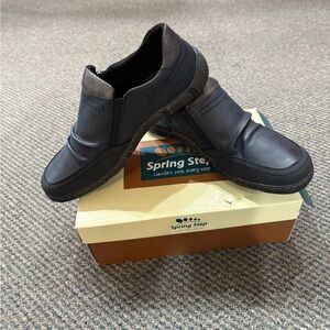 Spring Step Navy Shoes